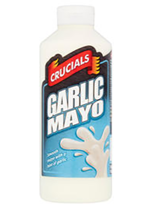 Crucials Garlic & Mayo Squeezy Sauce 500ml