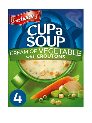 Batchelors Cup a Soup Cream of Vegetable with Croutons 122g